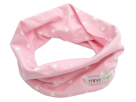 Pink swiss cross snoodi