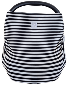 Jet stripe fitted infant car seat cover