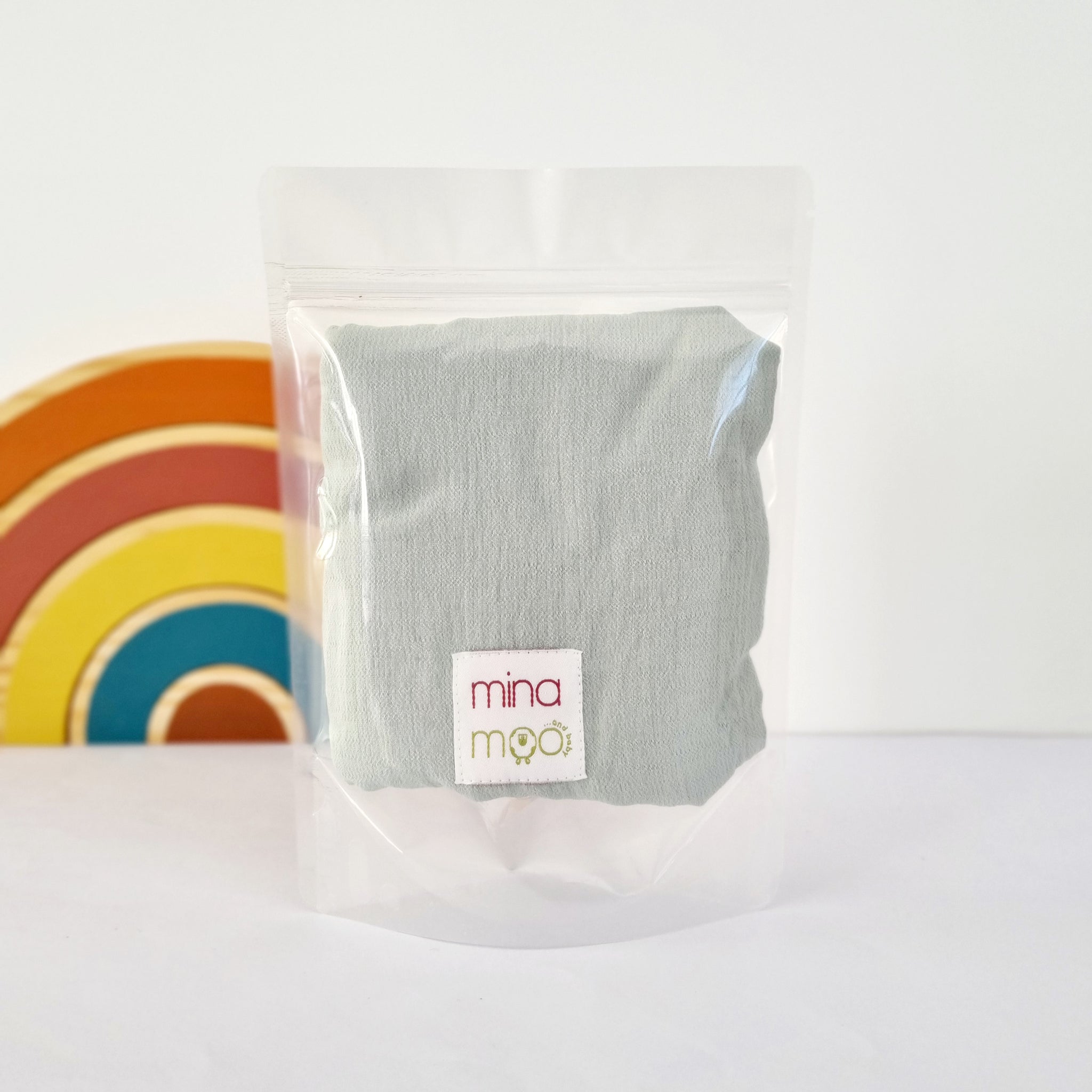 Sage linen blankie
