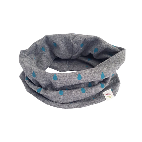 Teal raindrop snoodi