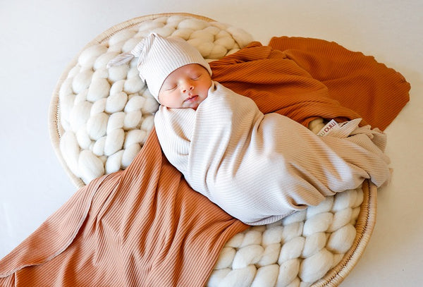 Cinnamon rib swaddle set
