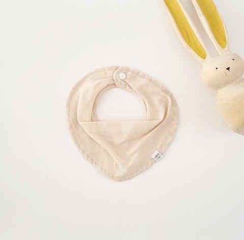 Sand muslin dribble bib