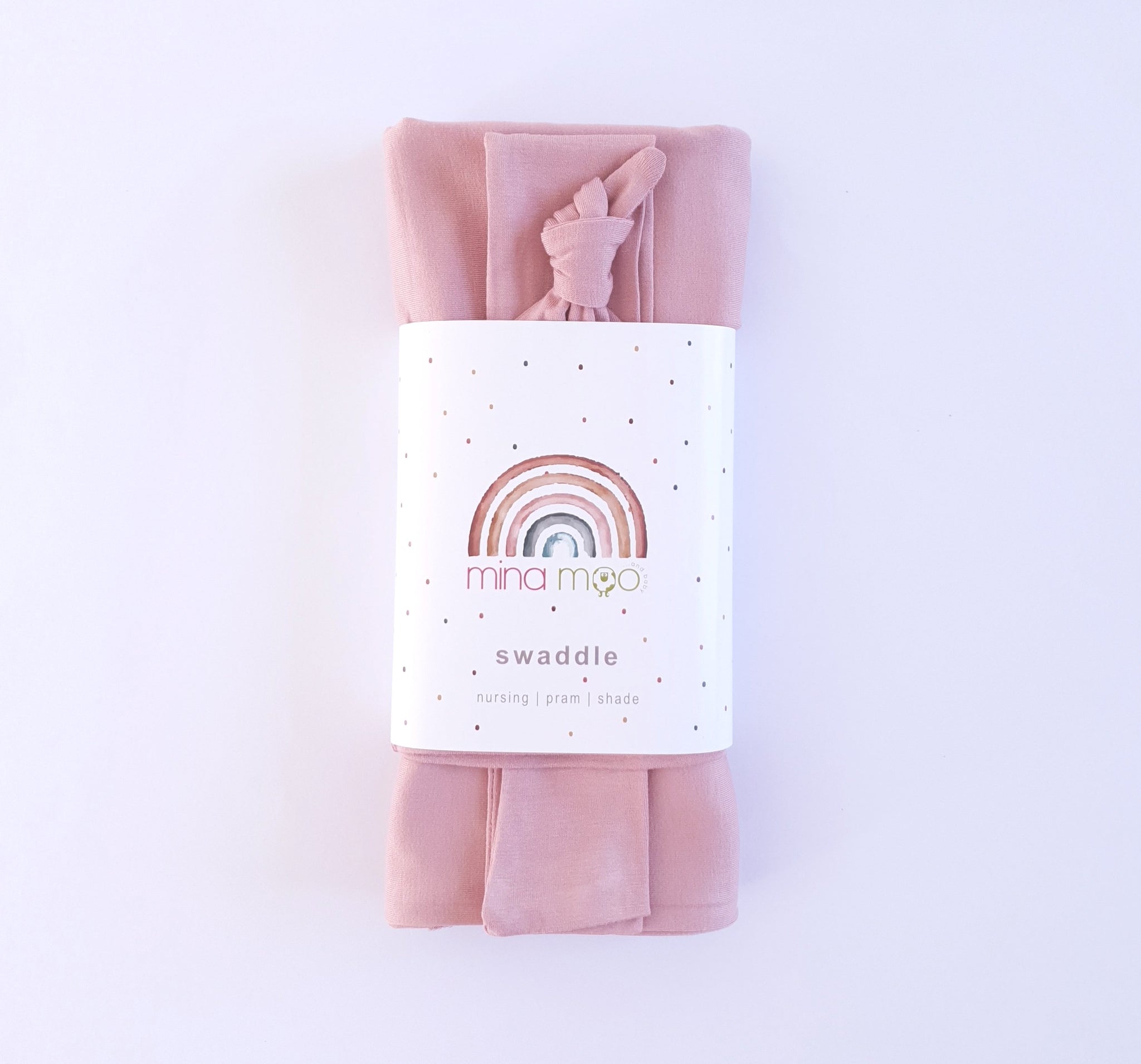 Rose pink swaddle set
