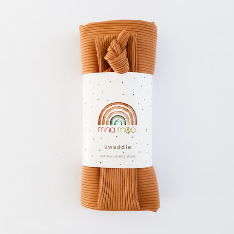 Cinnamon rib swaddle set