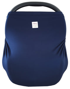 Navy fitted infant car seat cover