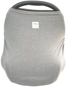 Grey infant car seat / nursing cover