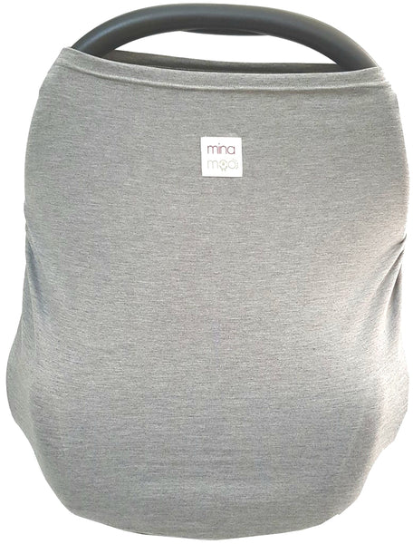 Grey infant car seat / nursing cover