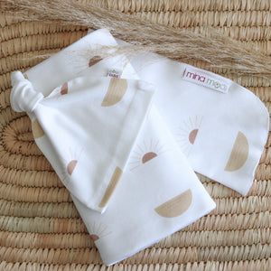 Rising Sun cotton swaddle set