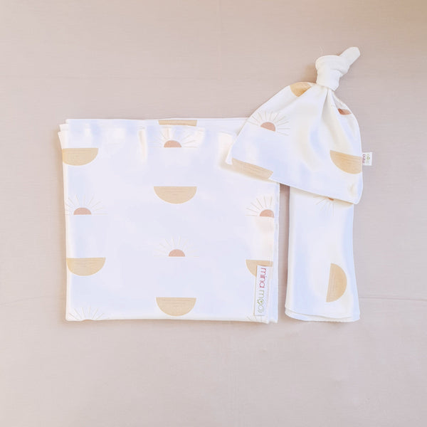 Rising Sun cotton swaddle set