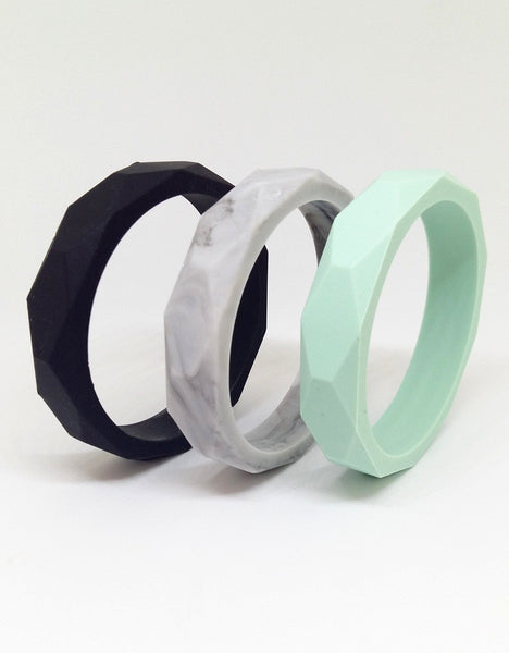 Marble geo teether