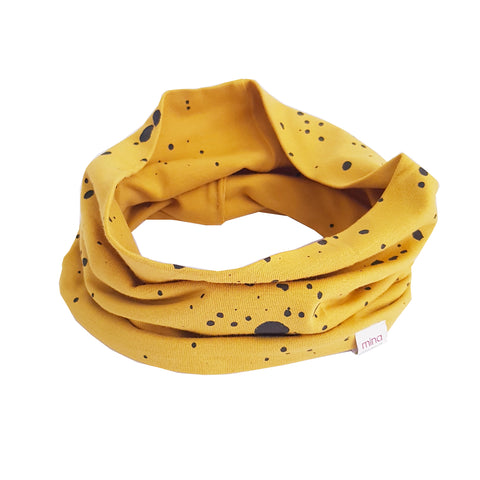 Mustard splatter snoodi