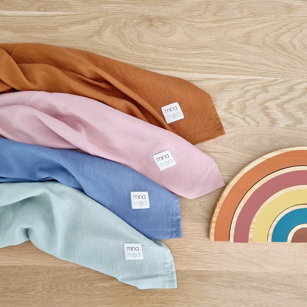 Tan linen blankie