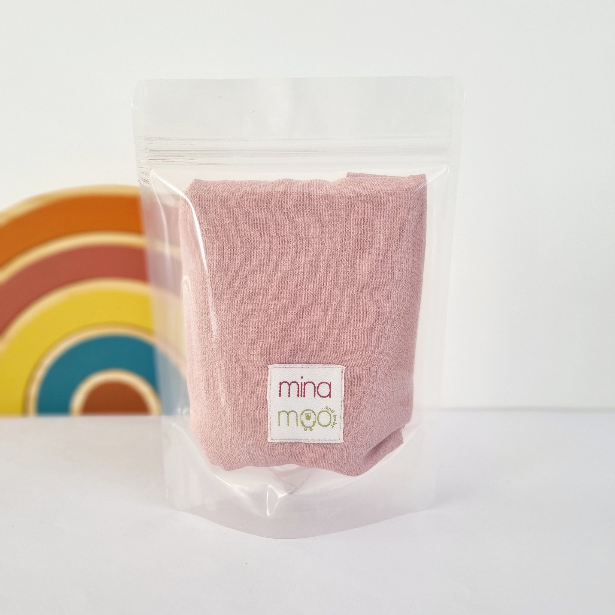 Dusty pink linen blankie